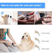 Load image into Gallery viewer, Dog Nail Grinders Painless USB Charging  Rechargeable Pet Nail Clippers Quiet Electric Dog Cat Paws Nail Grooming Trimmer Tools
