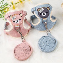 Load image into Gallery viewer, Lovely Small Pet Vest Chest Strap Dog Leash Traction Rope Walking Dog Cat Bunny Vest Harness Poodle Collar Leash Dog Accessories
