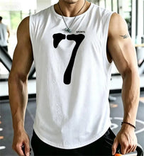 Load image into Gallery viewer, SPORTS 7 New Men Tank Tops Sleeveless Shirt Polyester Mesh Material Quick Dry Breathable Men Workout Fitness Basketball Top Tee
