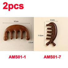 Load image into Gallery viewer, New Wooden Massage Wood Massager Comb Scalp Head Oil Massager Scalp Hair Comb Tools AMS01

