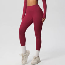 Load image into Gallery viewer, Yoga Leggings High Waist Naked Feeling Leggings Women Fitness Running Yoga Pants Energy Gym Tight Leggings Casual Workout Leggin
