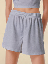 Load image into Gallery viewer, Casual Shorts Women 2024 New Summer Simple Comfortable Elastic Waist Cool Breathable Solid Color Casual Sports Five Quarter Pant
