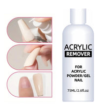 Load image into Gallery viewer, 75ml Professional Acrylic Remover Liquid Nail Polish Remover Gel Remover
