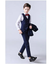 Load image into Gallery viewer, Formal Kids Plaid Tuxedo Suit
