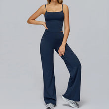Load image into Gallery viewer, Yoga Set 2PCS Women Sportswear Workout Clothes Seamless Athletic Wear Gym Legging Fitness Bra Crop Top Long Sleeve Sports Suits
