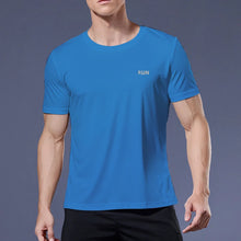 Load image into Gallery viewer, Men's Fitness Gym T Shirts 2020 Shirt Homme Running Men Designer Quick Dry T-Shirts Running Slim Fit Tops Tees Sport Muscle Tee
