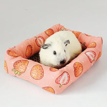 Load image into Gallery viewer, Pet Sleep Bed Rectangle Mat with Rattan Cooling Pad for Small Animals Dogs Cats Rabbit Guinea Pig Hamster Squirrel All Seasons
