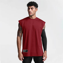 Load image into Gallery viewer, Gym Bodybuilding Tank Tops Mens Fitness Training Sleeveless Shirt Workout Muscle Vests Mesh Breathable Quick Dry Loose Singlets
