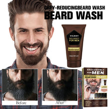 Load image into Gallery viewer, Beard Lotion Foam Rich Deep Cleaning Nourish Beard Remove Dirt Excess Grease Men Soft Beard Healthy Shine Strengthen Beard Roots
