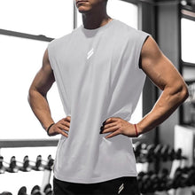 Load image into Gallery viewer, Summer Fitness Sports Tank Top Men's Breathable Loose Fit Training Sleeveless T-shirt Quick Drying vest male Fitness Clothing
