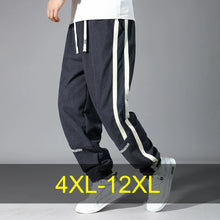 Load image into Gallery viewer, Jogger Pants Men Plus Size 12XL Sweatpants Fashion Casual Joggers Male Big Size 12XL Stretch Waist Trousers
