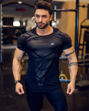 Load image into Gallery viewer, 2023 New gym shirt Men Compression T-shirt men Shirts Skinny Tee Shirt Male Gyms Running T-shirt Fitness Sports men's t-shirts
