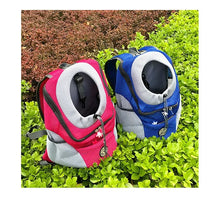 Load image into Gallery viewer, New Dog Pet Backpack Carrier Travel Bag Front Pack Breathable Adjustable with Safety Reflective Strips for Hiking Outdoor Cats
