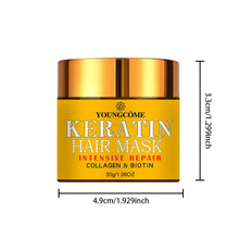 Load image into Gallery viewer, Hair Repairs Hair Mask Biotin Collagen Keratin Treatment Hairs Conditioner Hair Essential Oil Nourishing for Dry Damaged
