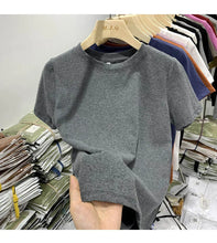 Load image into Gallery viewer, Women T Shirt Girls T-Shirt Woman Clothes Tops Cotton Tshirt Female Short Sleeve Spring Tee Sexy Y2k Top White
