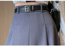 Load image into Gallery viewer, Elegant Skirts for Women Korean Style Long Skirt Female Black Pleated Midi Skirt Women's Clothing Office Lady Skirts Outfits New
