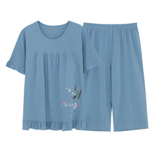 Load image into Gallery viewer, Cotton Cartoon Summer Pajama Set
