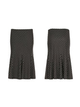Load image into Gallery viewer, Dot Print Low Waist Skirts Spring Summer Vintage Casual Skirts Women Fashion Midi Skirts
