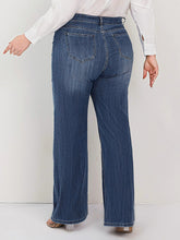 Load image into Gallery viewer, Plus Size Wide Leg Jeans
