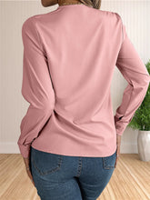 Load image into Gallery viewer, Elegant Layered V-Neck Work Blouse
