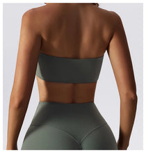 Load image into Gallery viewer, Sports Bra Sport Top Woman Gym Underwear Strapless Bustier Breathable Elastic Workout Tops Fitness Training Brassiere Yoga Bras
