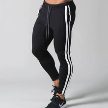 Load image into Gallery viewer, Joggers Men Striped Sweatpants Casual Long Pants Men Fitness Running Workout Track Trousers
