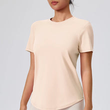 Load image into Gallery viewer, Yoga Classic T-shirt Women's Fitness Yoga Clothing Short Sleeve Round Neck Sports T-shirt
