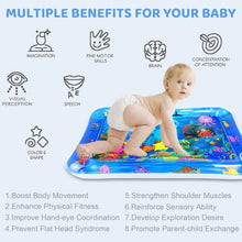 Load image into Gallery viewer, Water Sensory Play Mat Thickened Inflatable Water Mat For Cat And Dog Pet Playmat With Fish Sea Ocean Theme Sensory Toy Water
