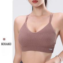 Load image into Gallery viewer, Women's Sports Bra Shock-proof Push-up Beautiful Back Cross Fitness Vest Top Gym Clothing Yoga Vest Running Sexy Fitness Bra
