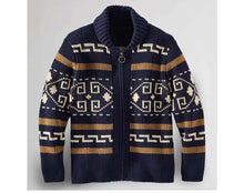 Load image into Gallery viewer, Winter Men's Cardigan Sweaters Fashion Male Knitted Sweater Thermal Warm Coats Casual Man Cashmer Lapel Knitted Jackets Clothing
