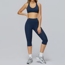 Load image into Gallery viewer, Yoga Set 2PCS Women Sportswear Workout Clothes Seamless Athletic Wear Gym Legging Fitness Bra Crop Top Long Sleeve Sports Suits
