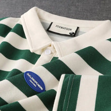 Load image into Gallery viewer, Striped Preppy Summer Polo Shirt
