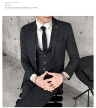 Load image into Gallery viewer, Refined Slim Wedding Suit Set
