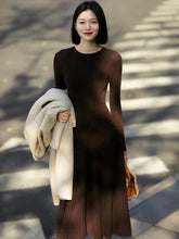 Load image into Gallery viewer, Merino Knit A-Line Dress
