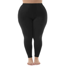 Load image into Gallery viewer, 1XL-5XL Womens Leggings High Elastic Solid Color Nine Points Trousers Up To 300 Lbs

