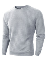 Load image into Gallery viewer, Modern Jacquard Crewneck Knit Pullover
