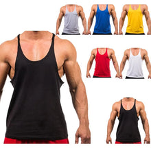 Load image into Gallery viewer, New Style Jogger Gym Singlet Training Bodybuilding Tank Top Vest Shirt Sleeveless Fitness Cotton Shirt For Men
