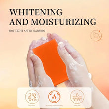 Load image into Gallery viewer, 100g Kojic Acid Soap with Vitamin C,Turmeric, Retinol, Shea Butter, Vitamin E, Kojic Acid for Clean and Nourish The Skins
