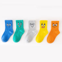 Load image into Gallery viewer, Emoji Kids Breathable Sock Set
