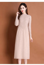 Load image into Gallery viewer, Autumn Knit A-Line Sweater Dress
