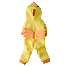 Load image into Gallery viewer, Yellow Chicken Pet Holiday Costume
