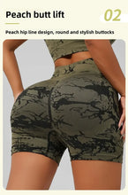 Load image into Gallery viewer, Women Seamless Tie Dye Yoga Set Quick Dry Sports Bra Shorts Lightweight Breathable Workout Outfit
