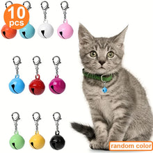 Load image into Gallery viewer, 10 Pet Collar Bells, Suitable for Both Cats and Dogs, Multifunctional Accessories with Safety Buckle, Stylish and Safe Pet Accessories, Fashionable Cat Accessories, a Must-Have for Pets
