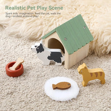 Load image into Gallery viewer, Toy House Accessories Pet Set Great Pet Play Set For Dollhouses Fun Games That Encourage Creativity And Imagination in Children

