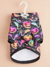Load image into Gallery viewer, Halloween Print Pet Hoodie Sweatshirt
