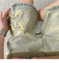 Load image into Gallery viewer, Retro High Street Denim Shorts
