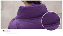 Load image into Gallery viewer, 2023 New Fashion Winter Coats Women Warm Outerwea Cotton Padded Jackets Womens Clothing Belt Zipper Parkas Femme A-word Jacket

