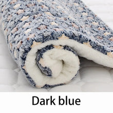 Load image into Gallery viewer, Flannel Pet Sleeping Mat Dog Bed Cat Litter Puppy Bed Dog Sofa Lovely Mattress Cushion for Small Large Dog Blanket For Winter
