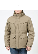 Load image into Gallery viewer, Waterproof Hooded Tactical Field Jacket
