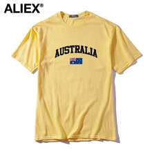 Load image into Gallery viewer, Australia Flag Cotton Graphic Tee
